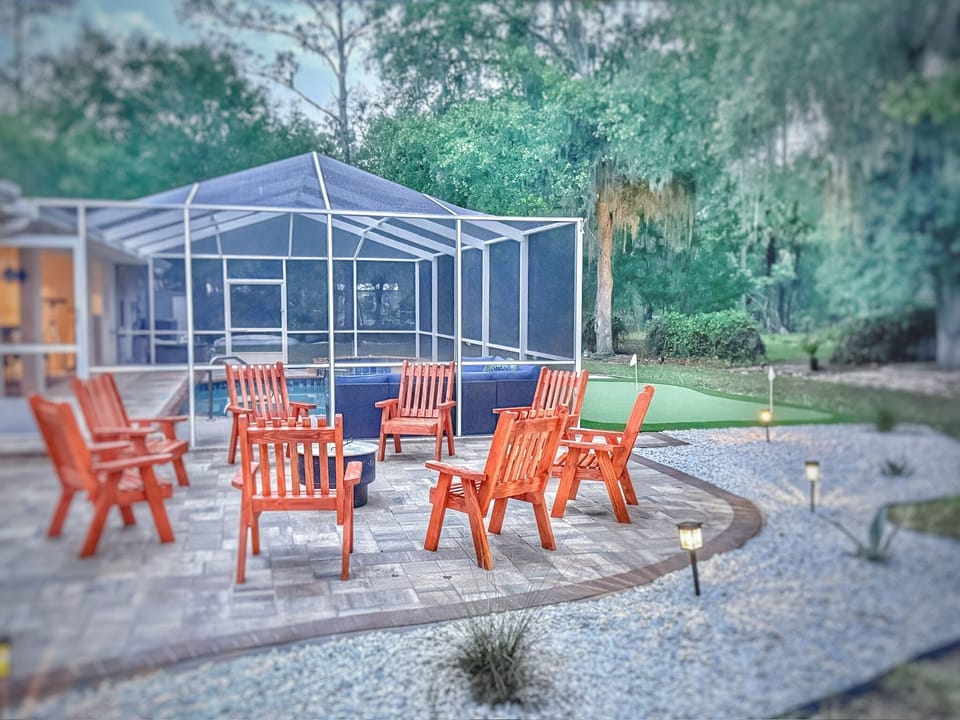 The Outdoor Space Offers Something For Everyone