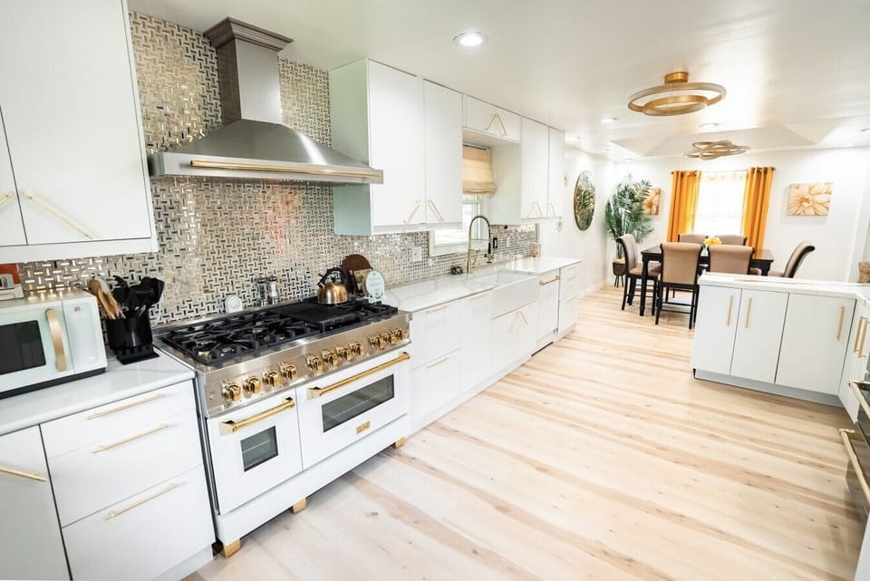 ✨ Modern luxury meets functional design in this stunning chef`s kitchen.