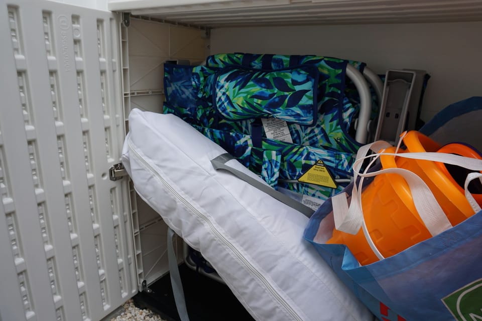 Family-friendly storage with baby gear and convenient kid-ready extras