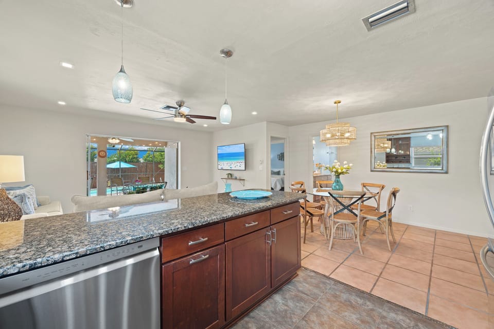 Spacious open-concept kitchen and living area designed for effortless entertaining and relaxation.