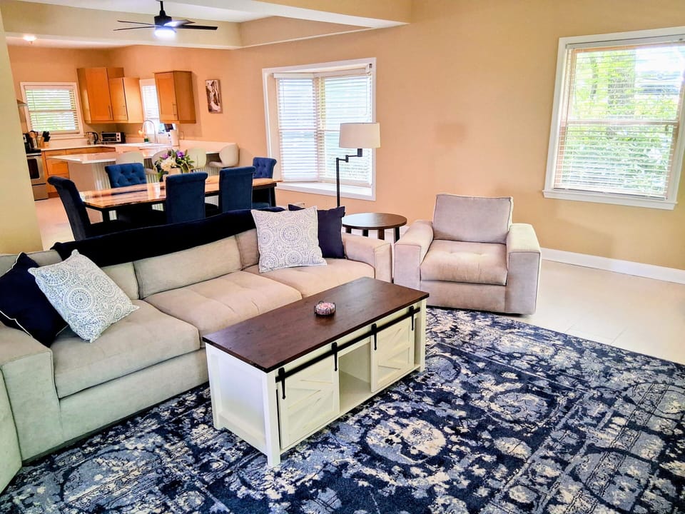 Living room/dining/kitchen
