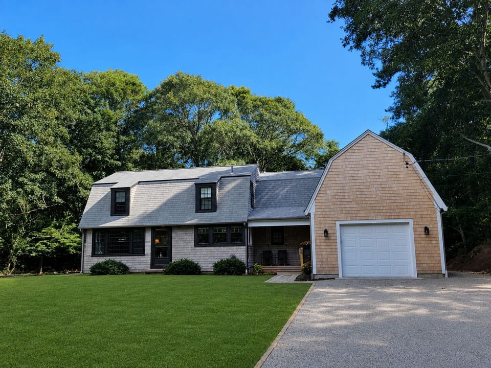 Front of house-Digitally altered to visualize Summer, details are approximate.