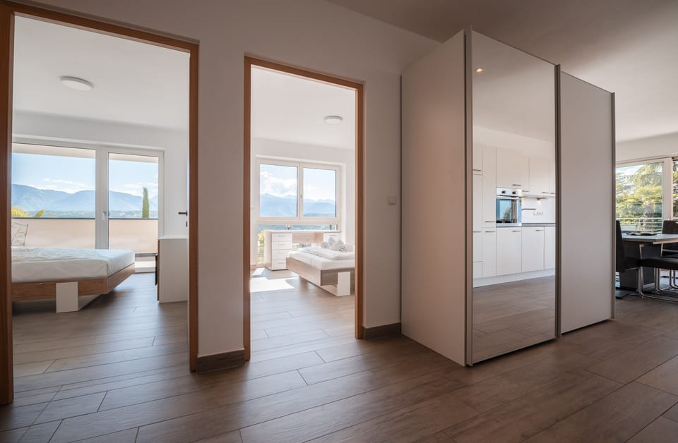 The apartment's living area