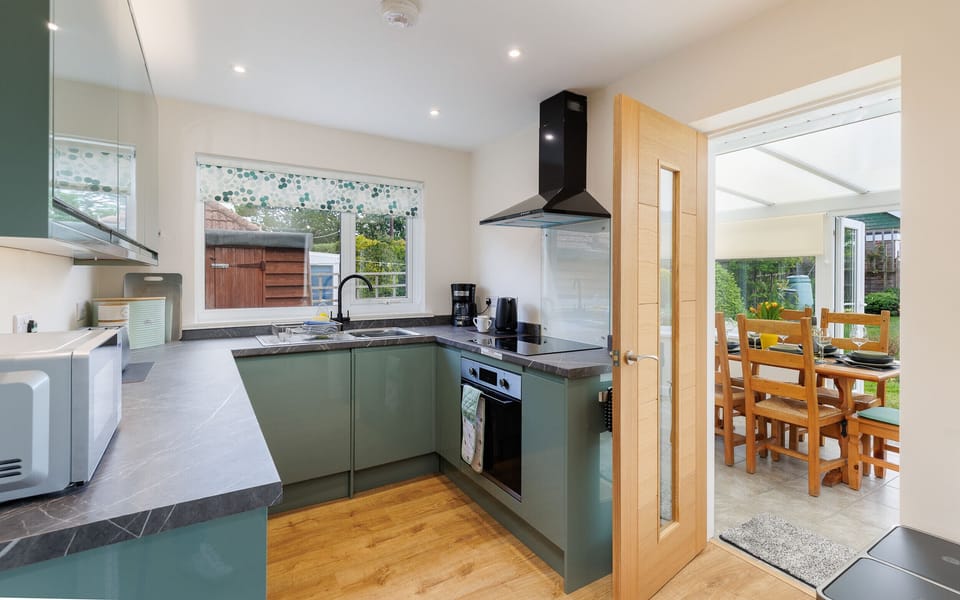 Kitchen and Dining Room in coastal Holiday Home