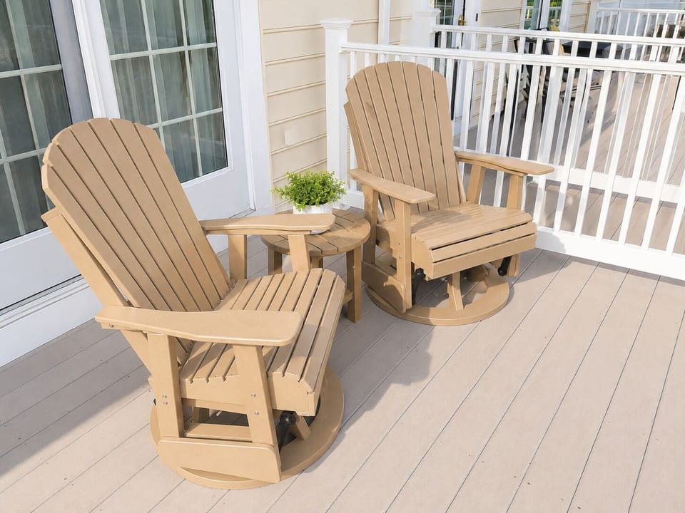 Seating on condo deck