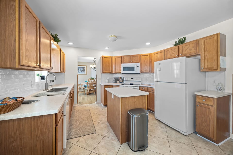Fully stocked kitchen for easy family meals
