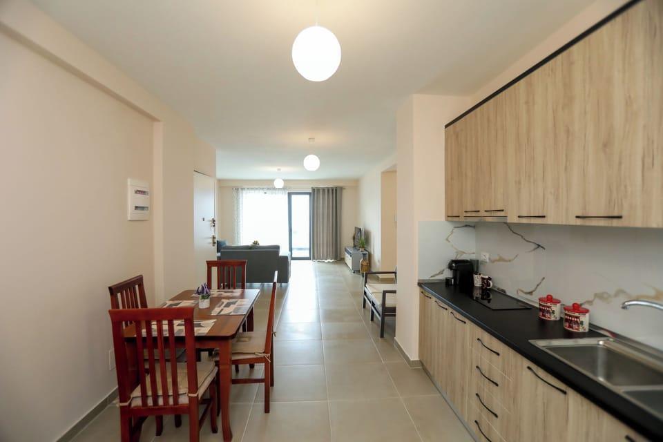 Kitchen and dining area