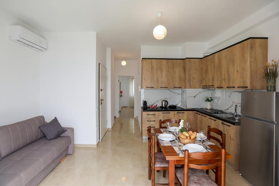 Kitchen and dining area