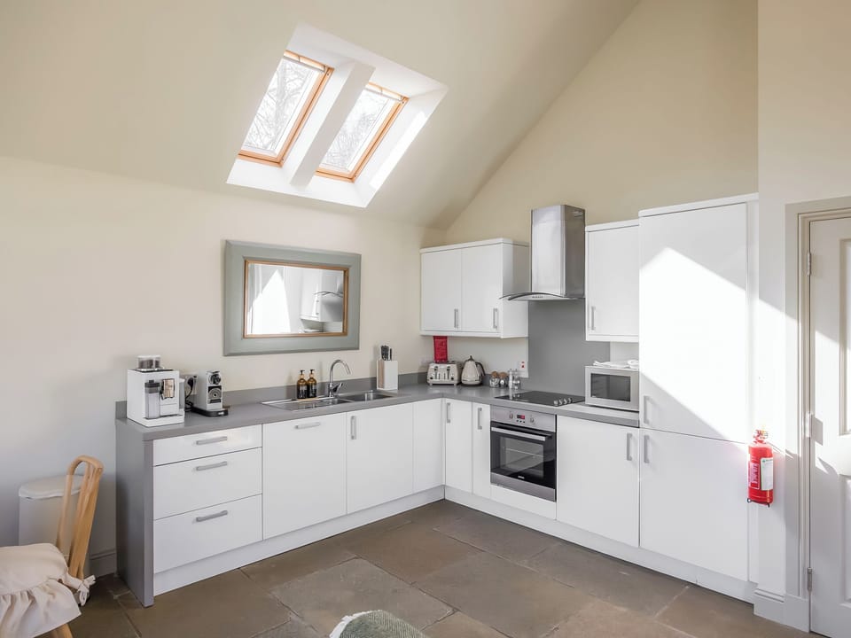 Open plan living space | Yew Tree - Crianlarich Retreats, Killin