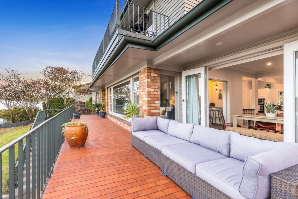 Sink into your private lounge on the wraparound deck and watch the lake unfold before you.