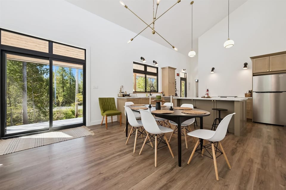Open dining and living areas designed for gathering and making memories.
