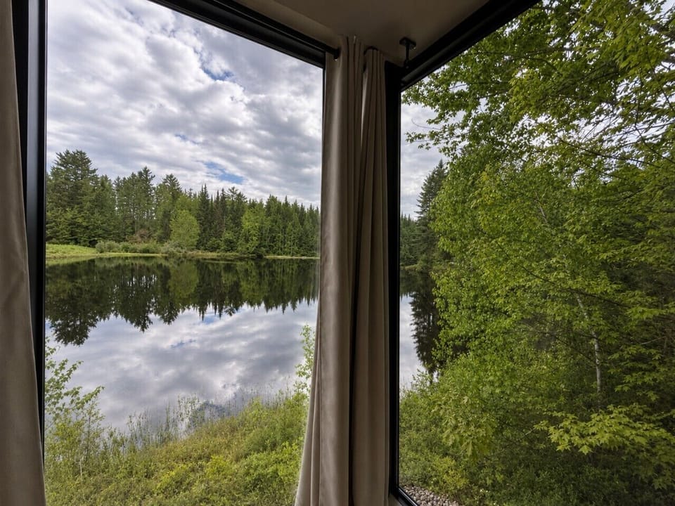 Pond view from the cabin