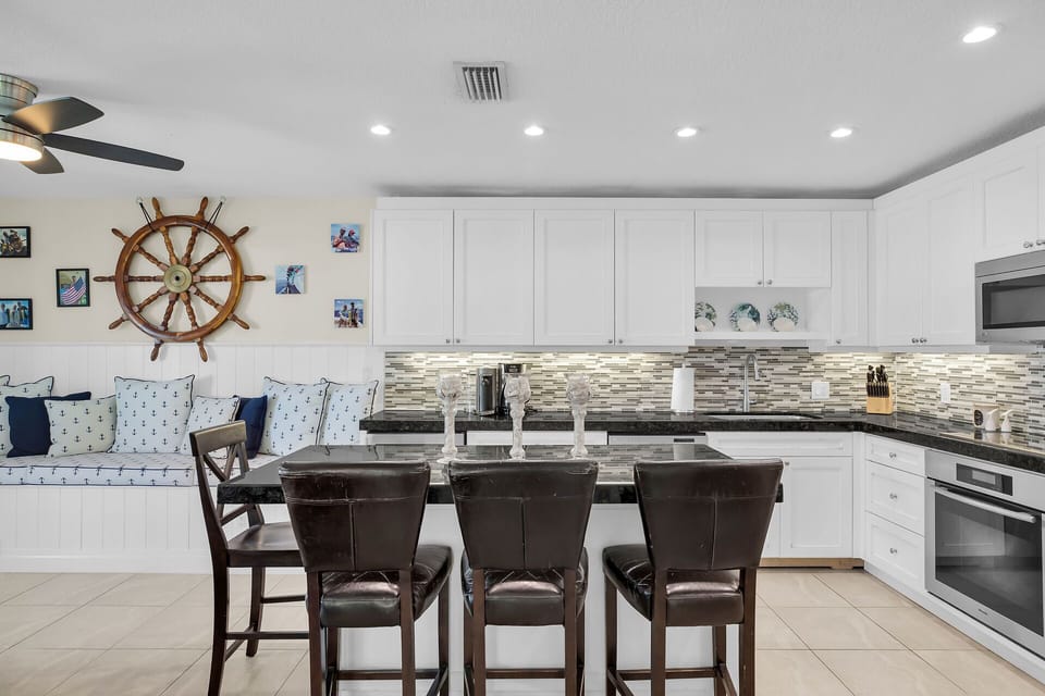 Simple, functional design with everything within reach.