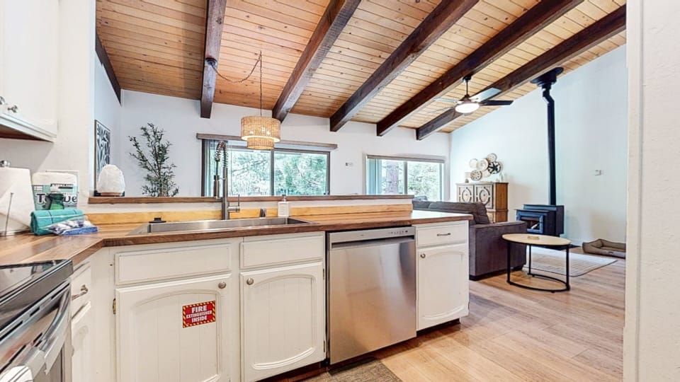 Indoors, Hardwood, Kitchen, Stained Wood, Architecture