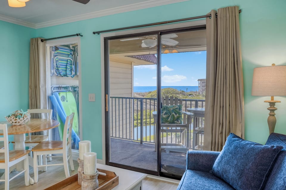 Enjoy views of the Ocean, Coastal Marsh, Dunes & Lagoon while relaxing!