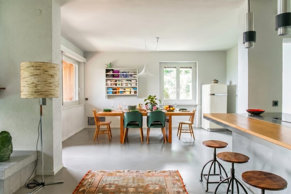 Kitchen and dining area