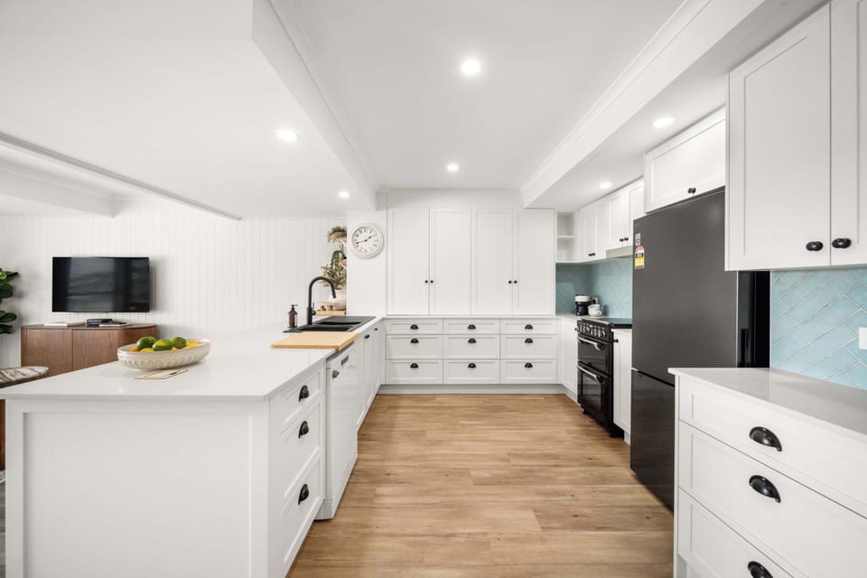 Fully equipped kitchen with everything needed for easy holiday cooking