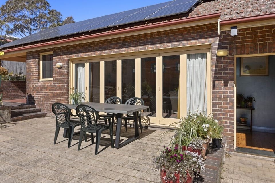 Patio seating & bbq