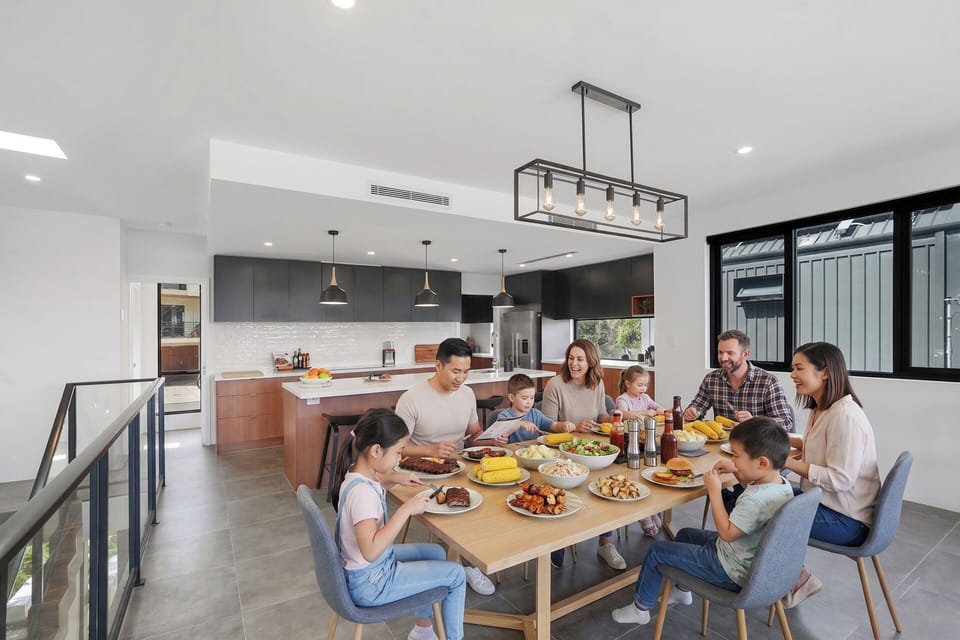 Family-friendly space designed for connection, comfort, and shared moments.