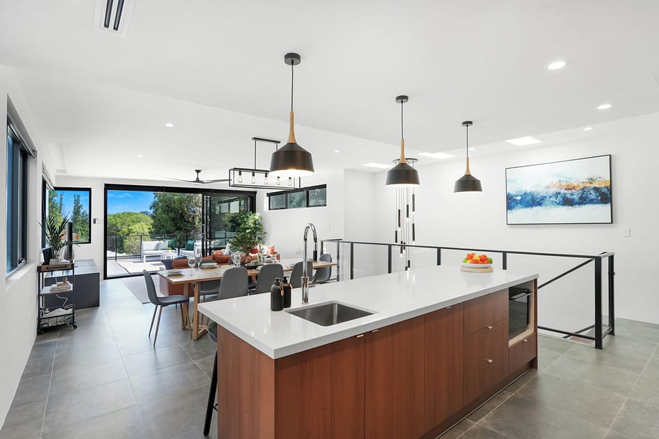 Open-plan living with seamless indoor-outdoor flow and natural light throughout.
