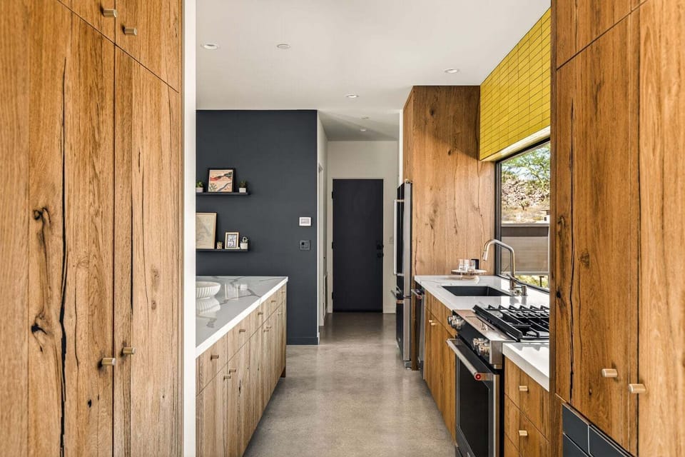 Open concept chef's kitchen.