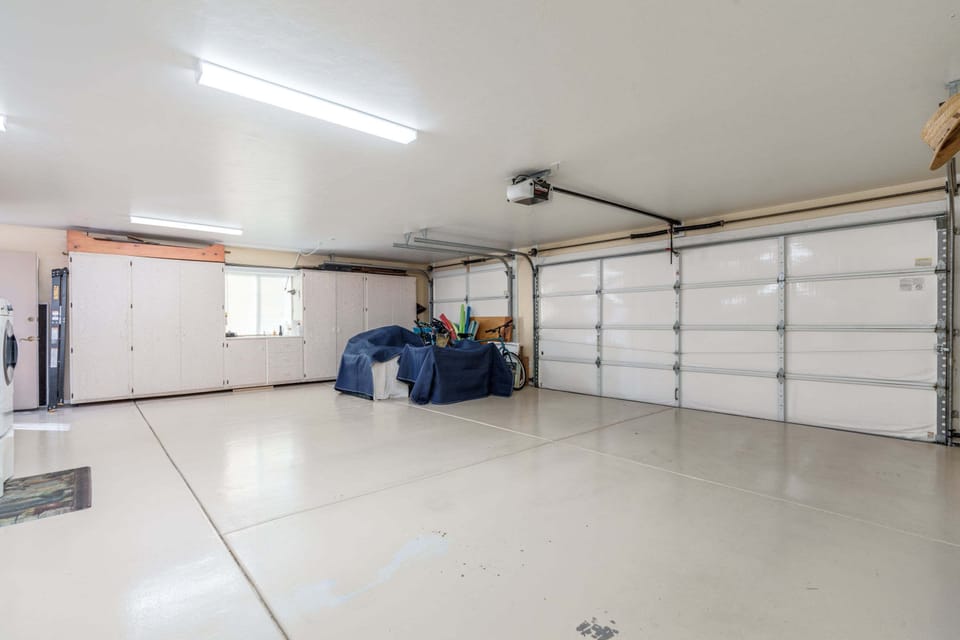 Garage parking.