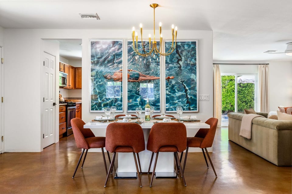 Beautiful indoor dining space