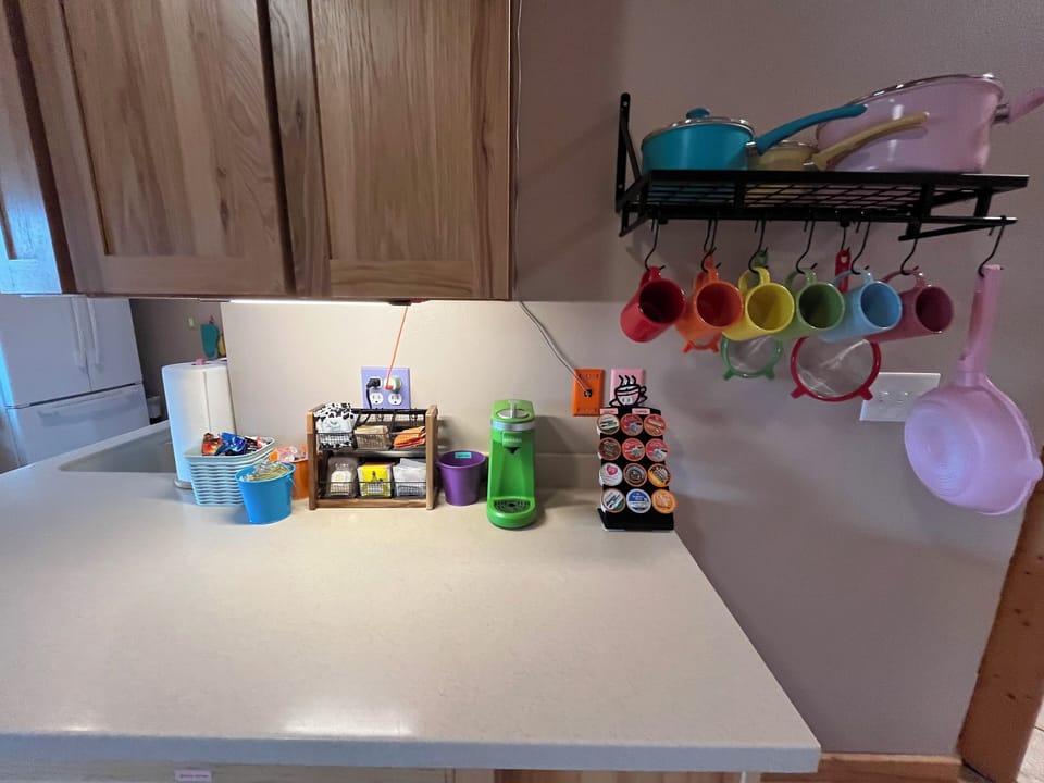 Coffee, tea, and snacks