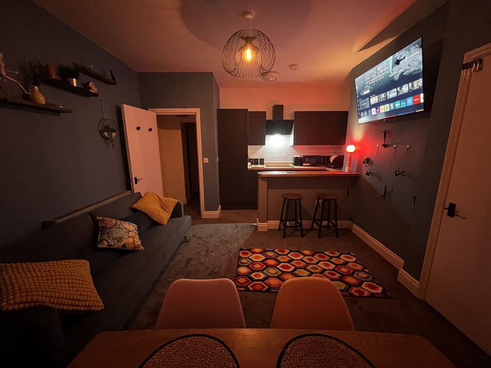 Living room ambience from miniature Lido Lamp