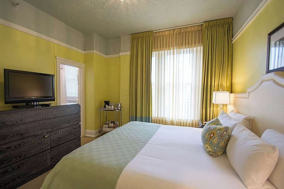 Stretch out with extra space, storage, and a large TV.