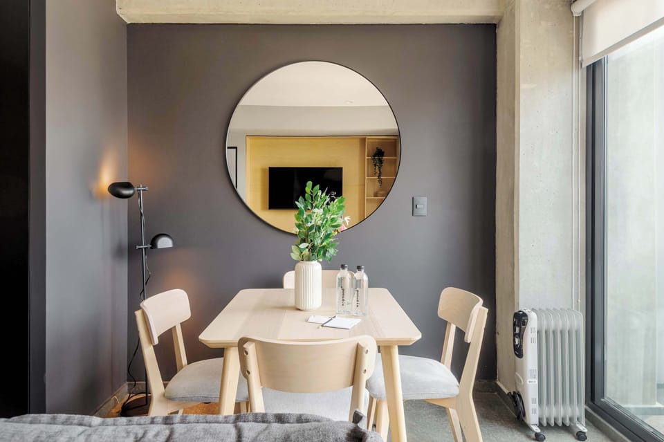 Cozy dining space for shared meals.
