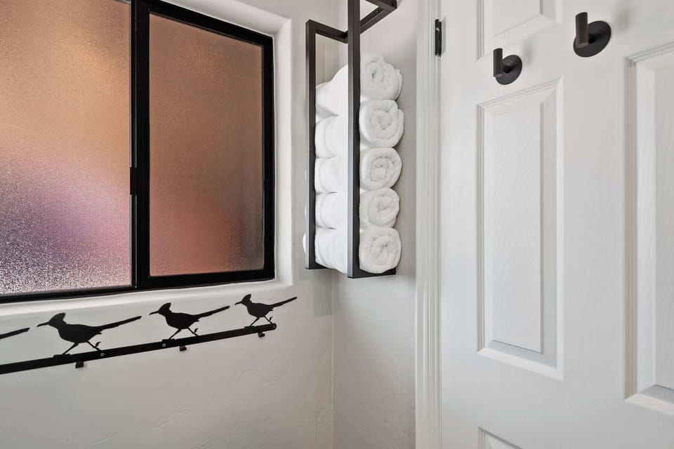 Towels in Front Bathroom