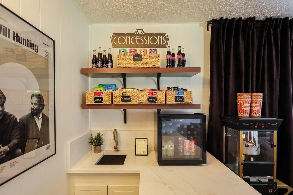 Movie Room Concessions Stand for additional sale