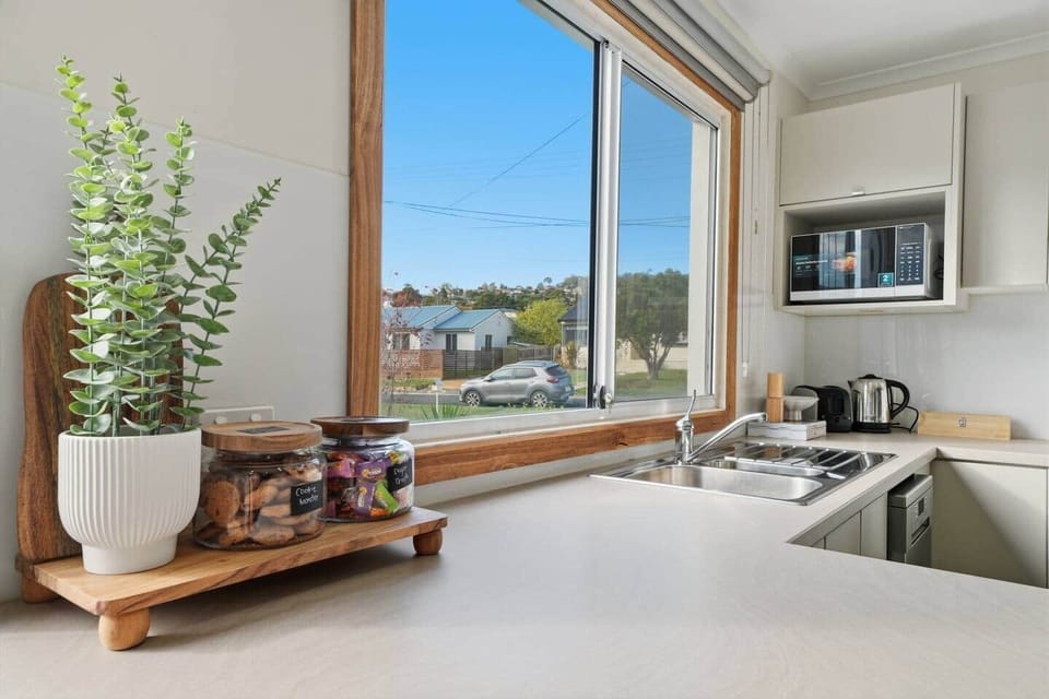 Open-plan layout connecting seamlessly to dining area