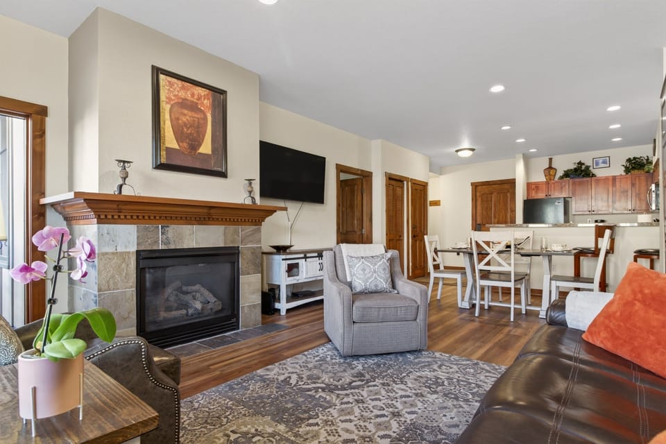 Living Room with Fireplace.