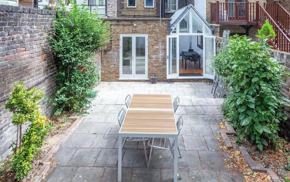 Dining room looking onto the garden