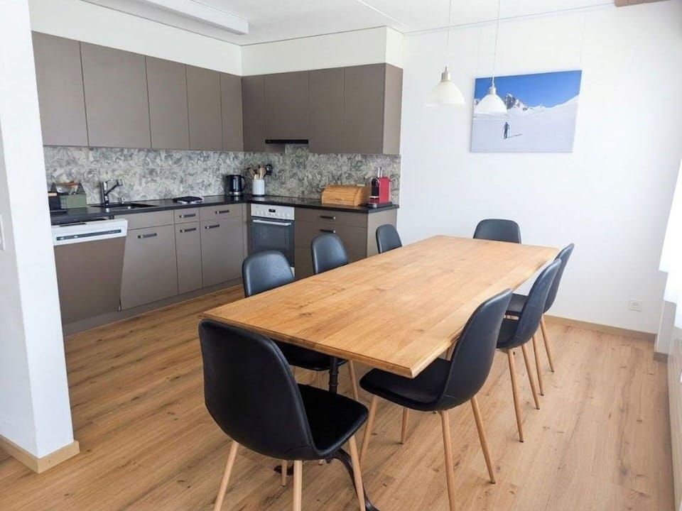 Furniture, Interior Design, Flooring, Floor, Wood Flooring, Chair, Table, Wood, Kitchen & Dining Room Table, Dining Room