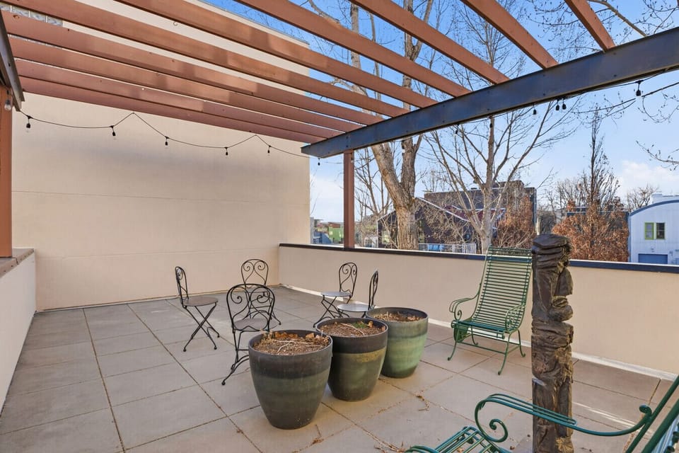 Rooftop balcony