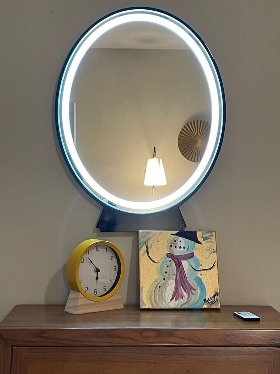 Our lighted mirrors in both bedrooms help our guest get ready for their event!!