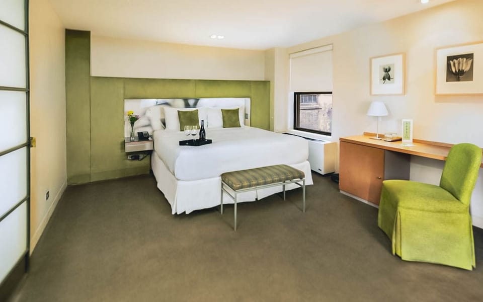 Bedroom. Interior and views may vary based on location and availability.