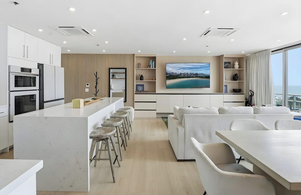 Open-Plan Kitchen and Living Area