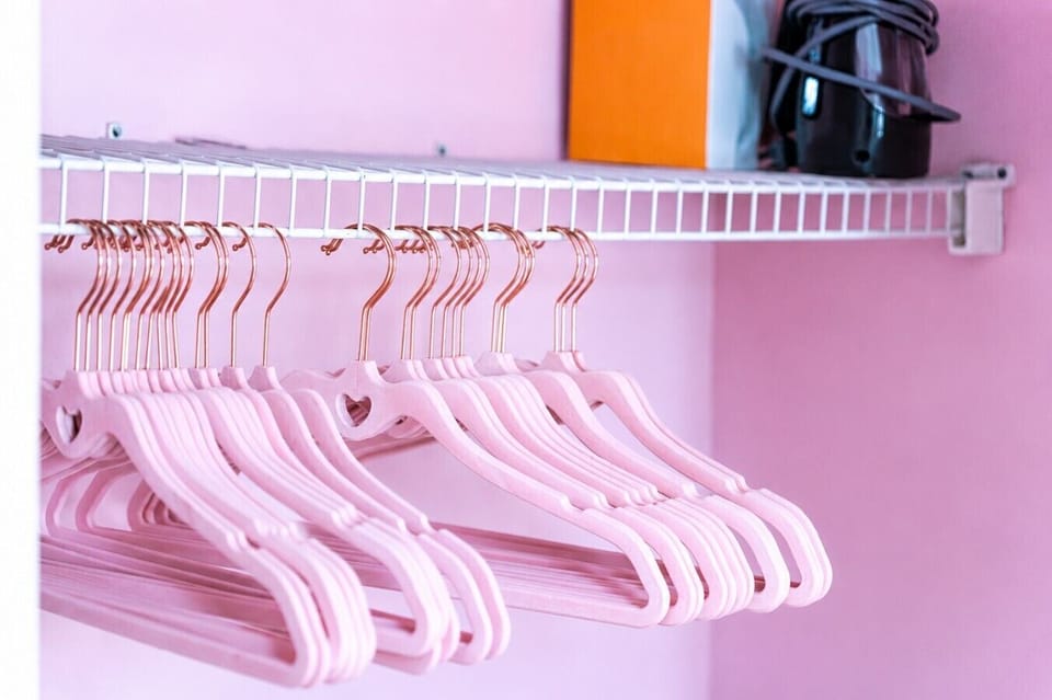 Unit 103 - clothes hangers