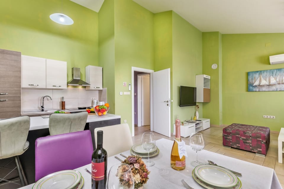Kitchen and dining area