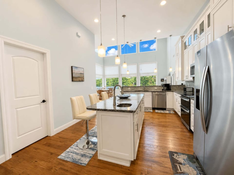 A fully equipped kitchen ready for home-cooked meals