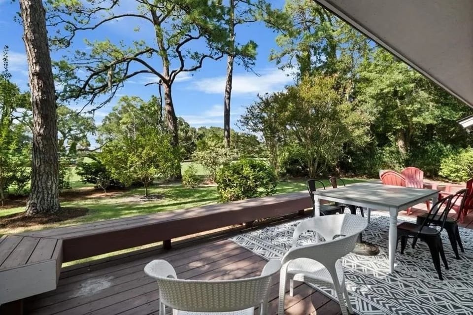 Deck and Golf Views