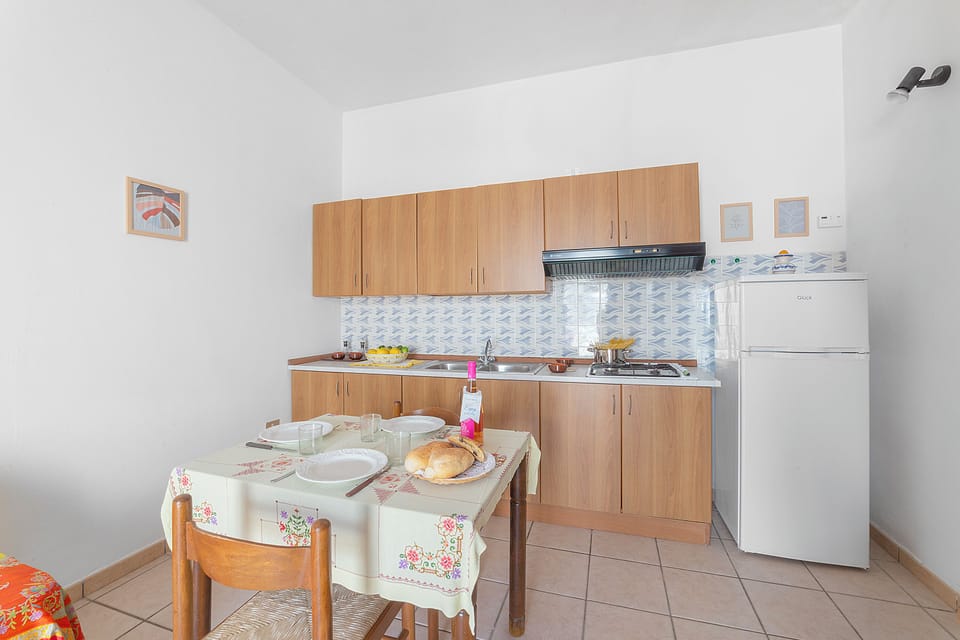 Kitchen and dining area