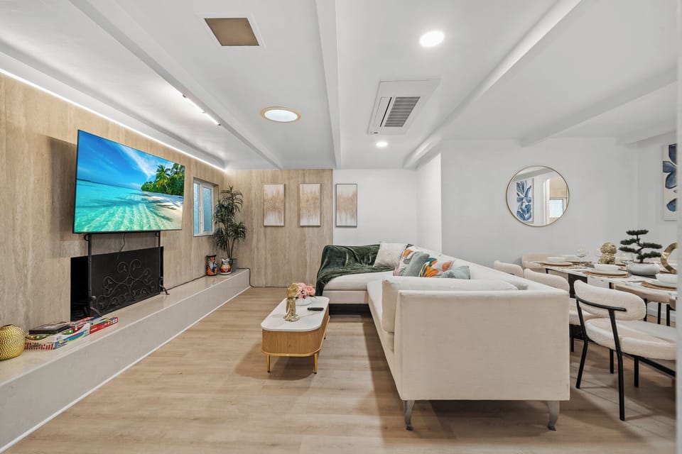 Open living area for gathering and relaxing