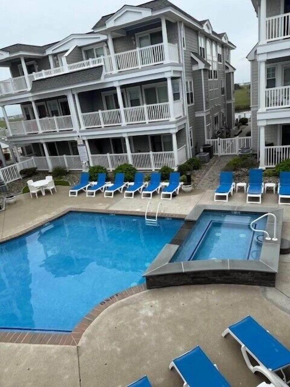 View looking off the deck.