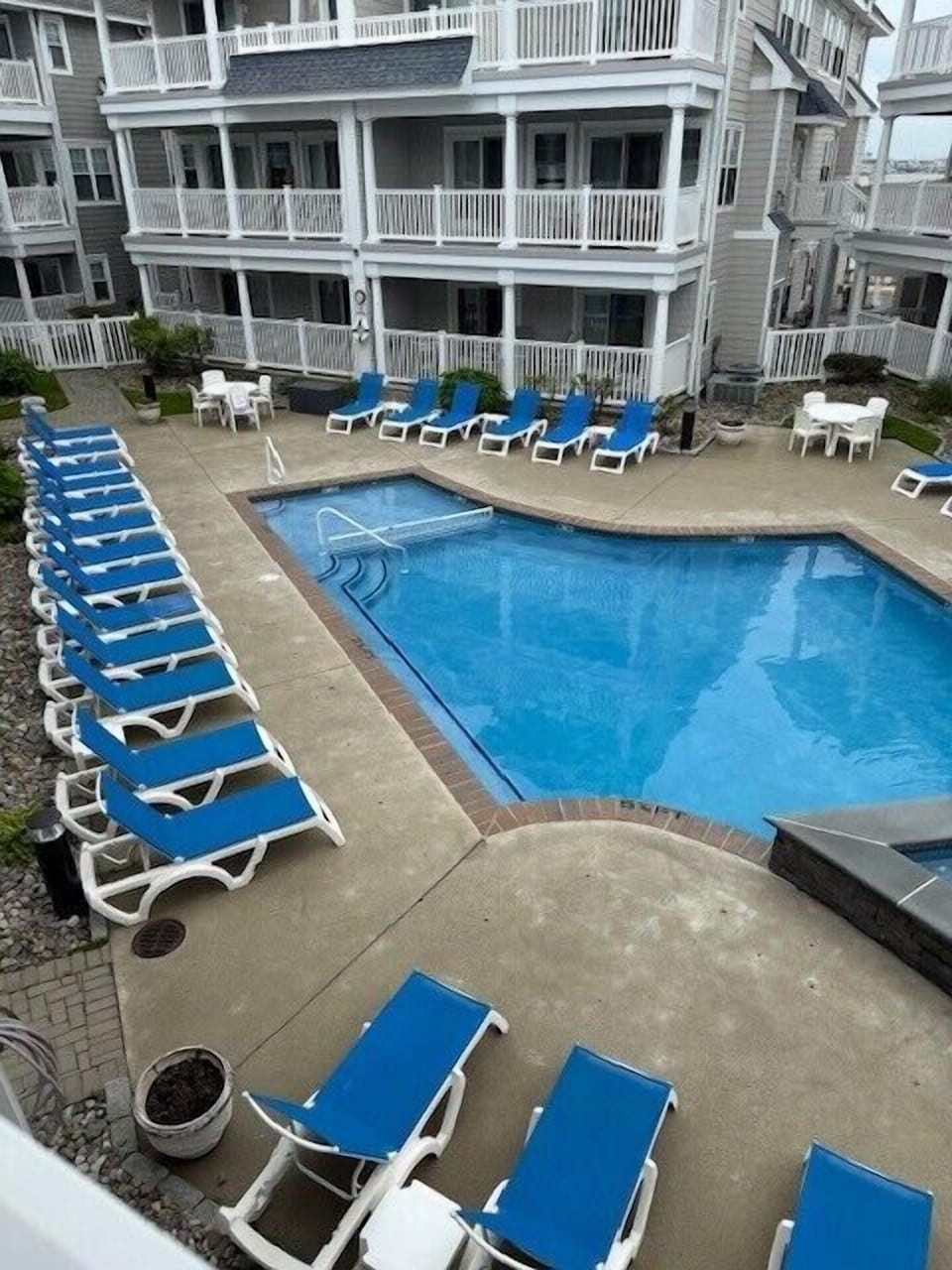 View looking off the deck.