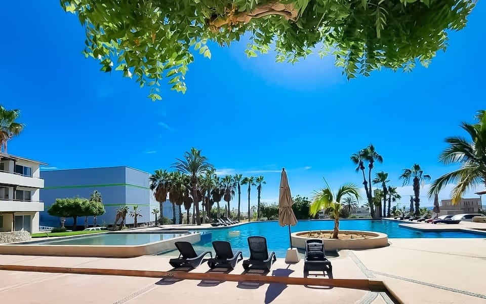 Lounge by the pool and soak up the warm Cabo San Lucas sun.
